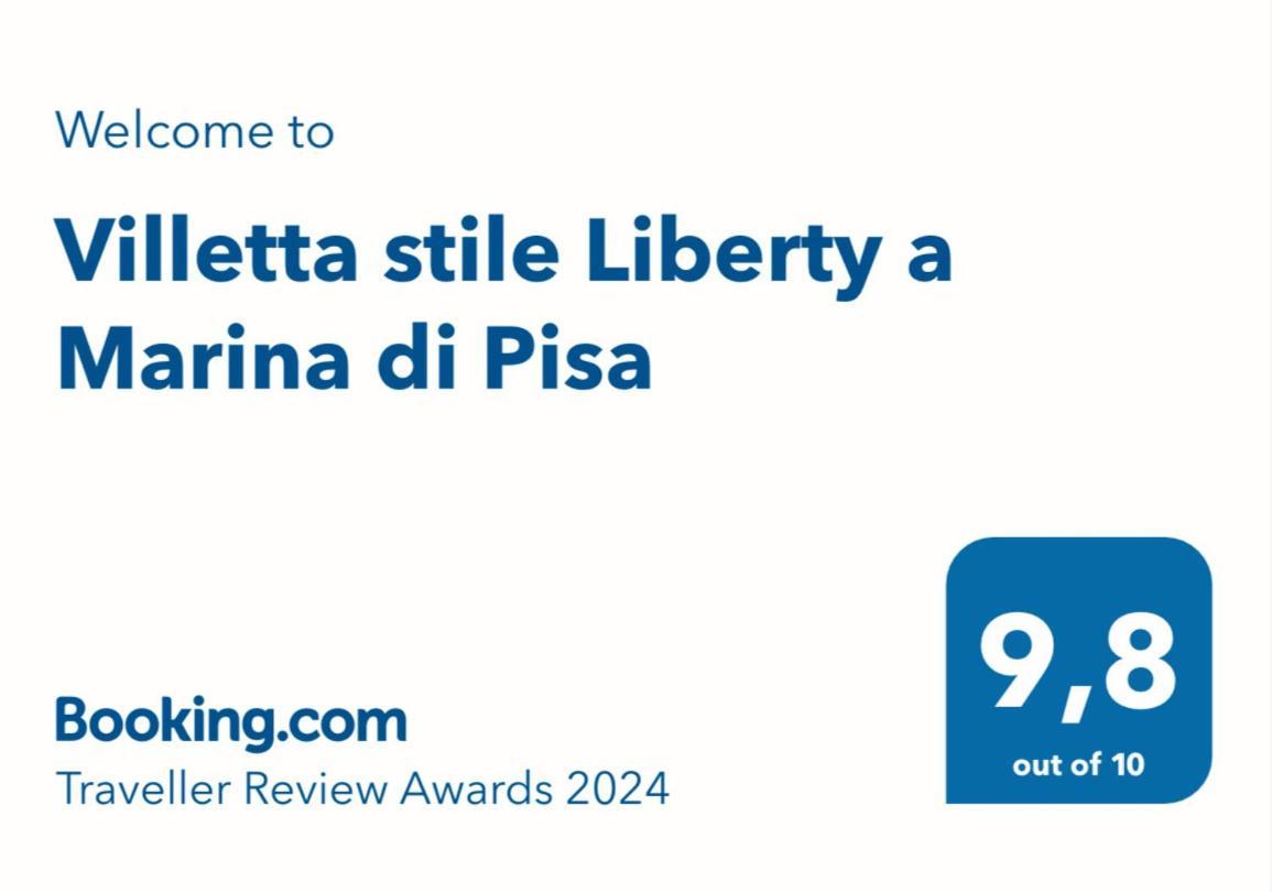 Villetta Stile Liberty A Марина-ди-Пиза Экстерьер фото